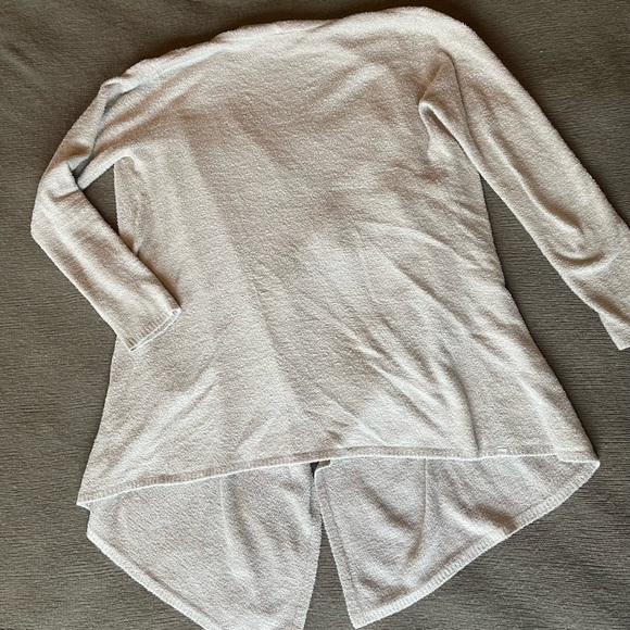 Barefoot Dreams Draped Cardigan Light Tan - Picture 8 of 10